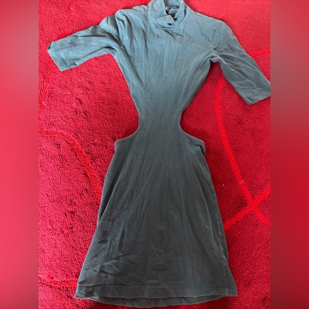 Rare Betsey Johnson Teal bodycon dress